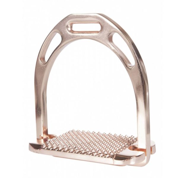 HKM Space Stirrup Irons Rose Gold