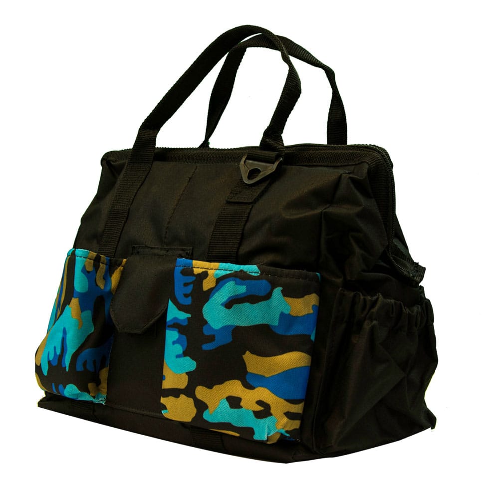 Large Grooming Tote Bag Blue Camo