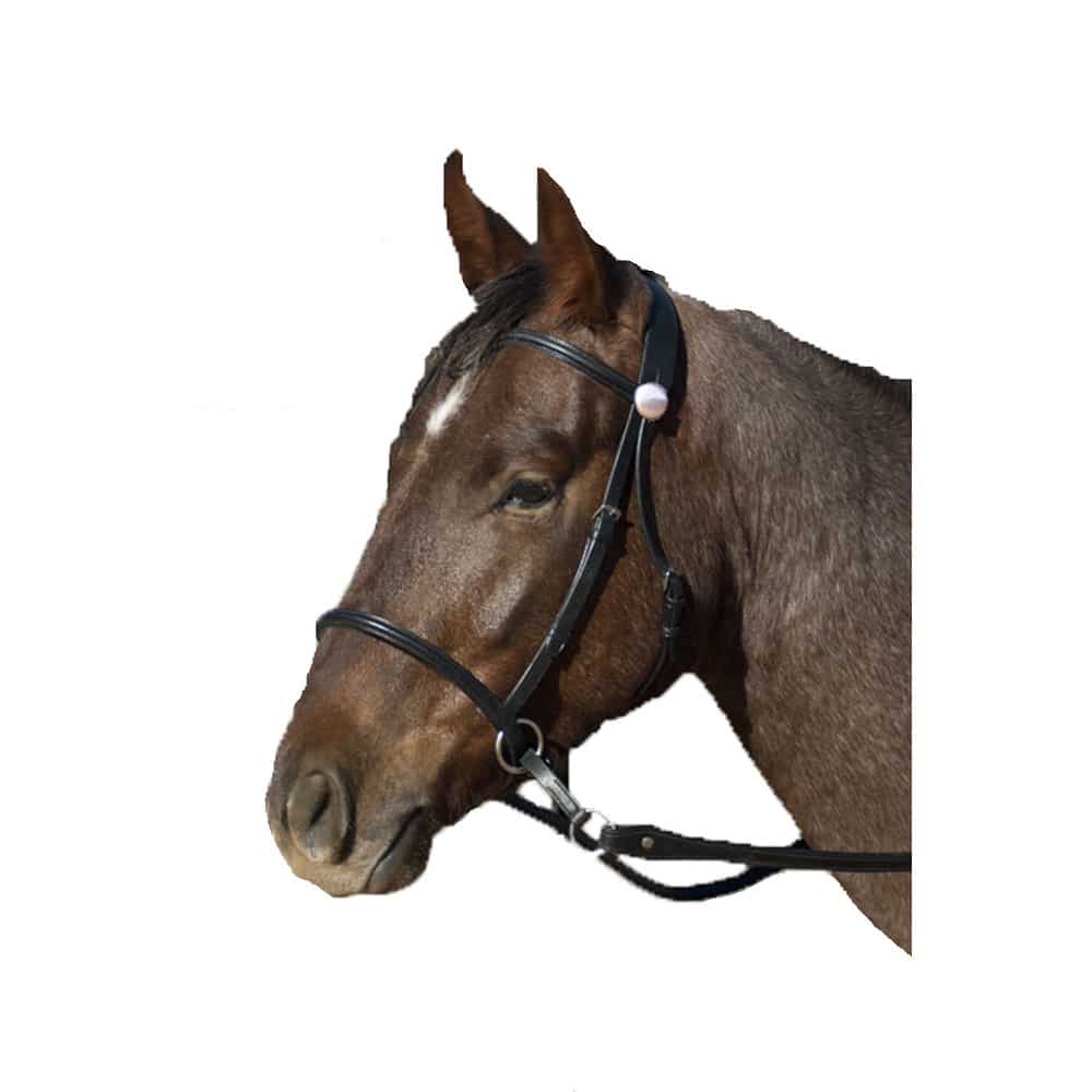 Nurtural Horse Elegant Leather Bitless Western Bridle Horse